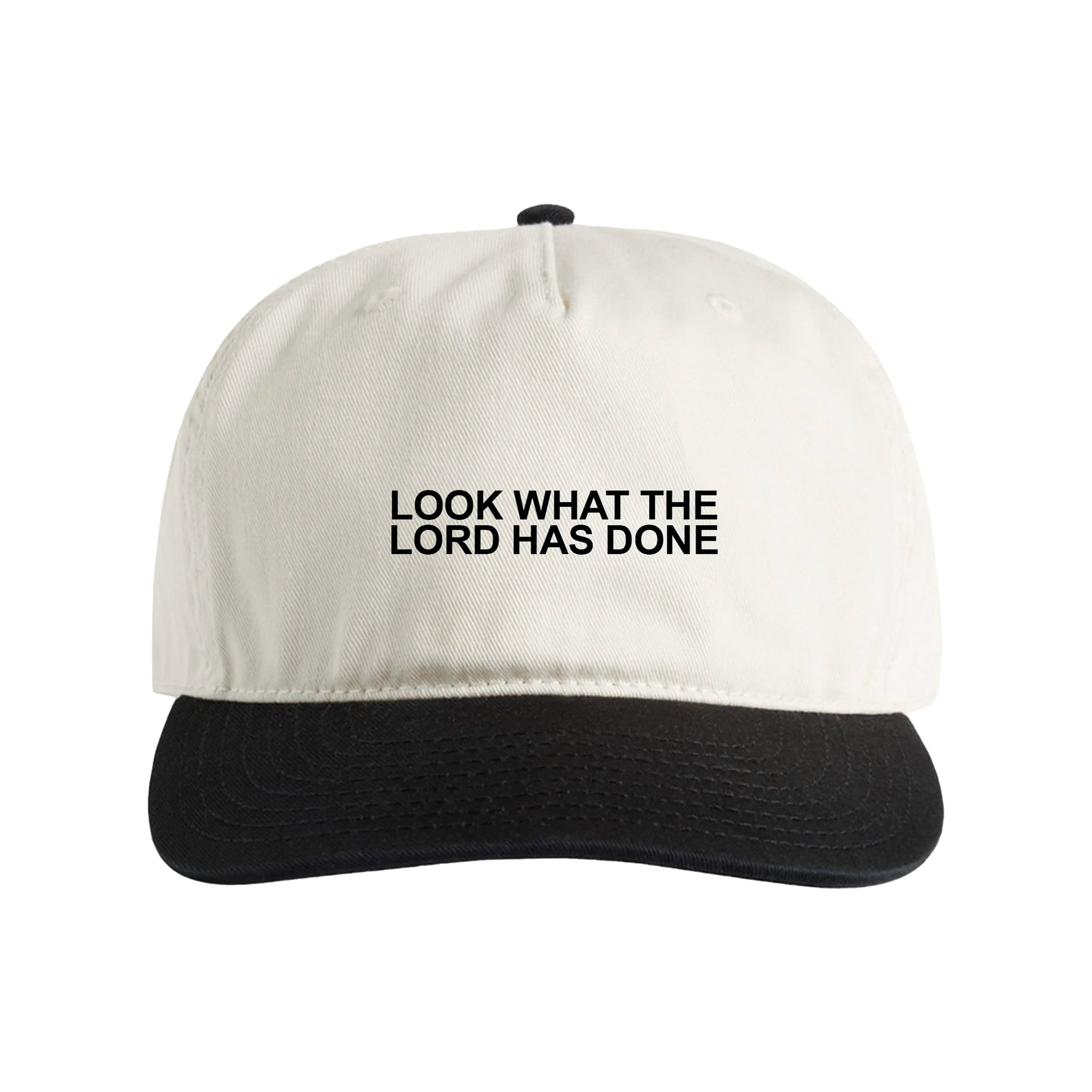 "Look What The Lord Has Done" Two-Tone Hat